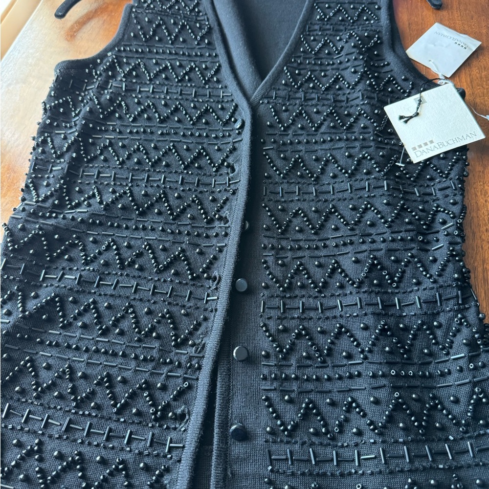 Dana Buchman Black Wool Garment